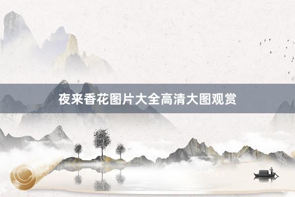 夜来香花图片大全高清大图观赏